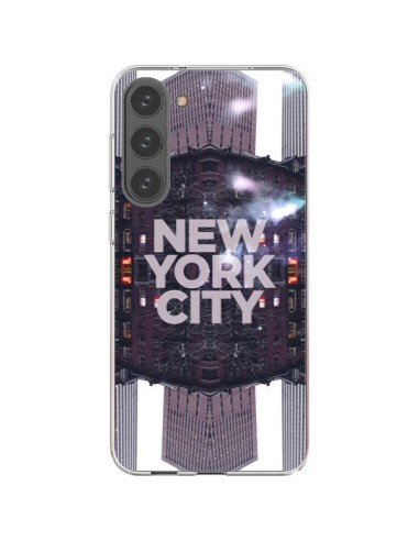 Samsung Galaxy S23 Plus 5G Case New York City Purple - Javier Martinez