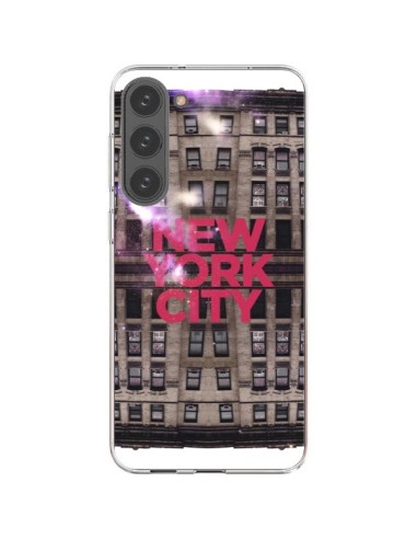 Coque Samsung Galaxy S23 Plus 5G New York City Buildings Rouge - Javier Martinez