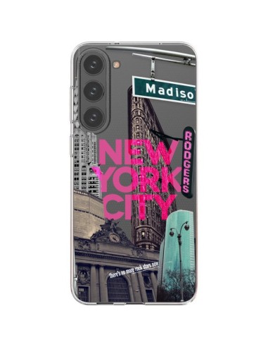 Coque Samsung Galaxy S23 Plus 5G New Yorck City NYC Transparente - Javier Martinez