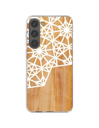 Coque Samsung Galaxy S23 Plus 5G Frozen Stars Etoile Bois Azteque Aztec Tribal - Jenny Mhairi