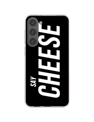 Coque Samsung Galaxy S23 Plus 5G Say Cheese Smile Noir - Jonathan Perez