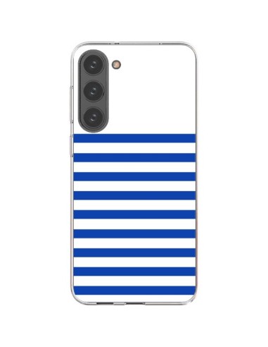 Coque Samsung Galaxy S23 Plus 5G Mariniere Bleu - Jonathan Perez