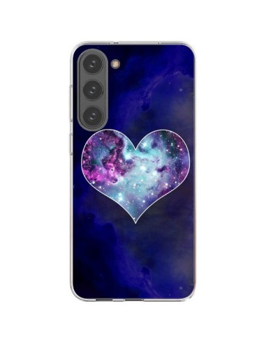 Coque Samsung Galaxy S23 Plus 5G Nebula Heart Coeur Galaxie - Jonathan Perez