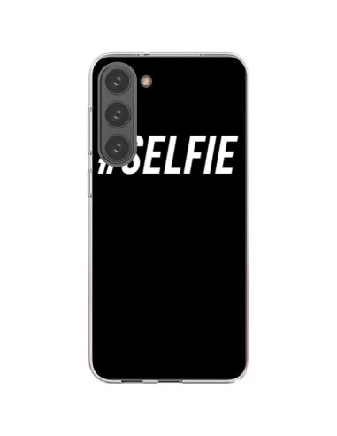 Coque Samsung Galaxy S23 Plus 5G Hashtag Selfie Blanc Vertical - Jonathan Perez