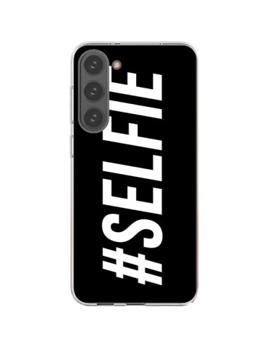 Coque Samsung Galaxy S23 Plus 5G Hashtag Selfie Noir Horizontal - Jonathan Perez