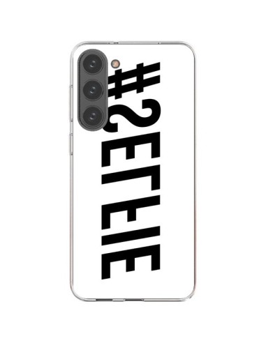 Samsung Galaxy S23 Plus 5G Case Hashtag Selfie Black Rovesciato Orizzontale - Jonathan Perez