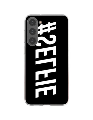 Samsung Galaxy S23 Plus 5G Case Hashtag Selfie White Rovesciato Orizzontale - Jonathan Perez