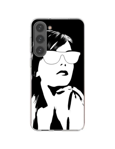 Coque Samsung Galaxy S23 Plus 5G Fille Lunettes Blanches - Jonathan Perez