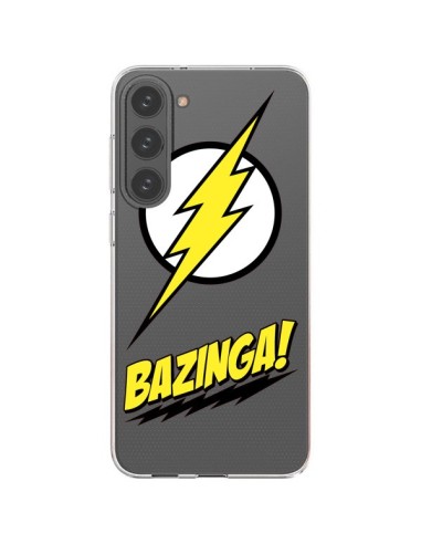 Coque Samsung Galaxy S23 Plus 5G Bazinga Sheldon The Big Bang Thoery Transparente - Jonathan Perez