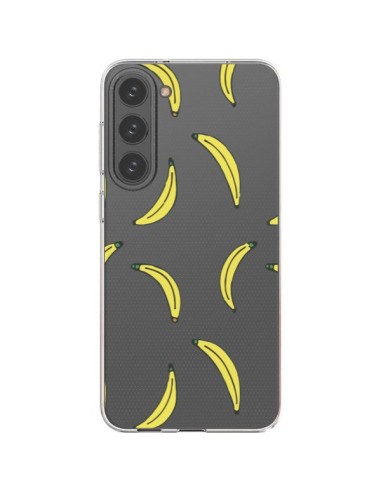 Cover Samsung Galaxy S23 Plus 5G Banana Frutta Trasparente - Dricia Do