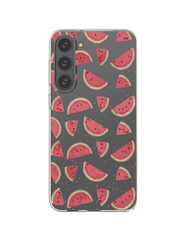 Coque Samsung Galaxy S23 Plus 5G Pasteques Watermelon Fruit Transparente - Dricia Do