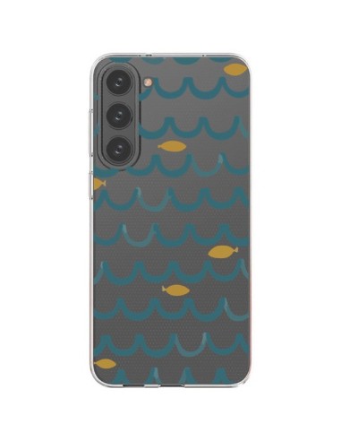 Cover Samsung Galaxy S23 Plus 5G Pesce Acqua Trasparente - Dricia Do