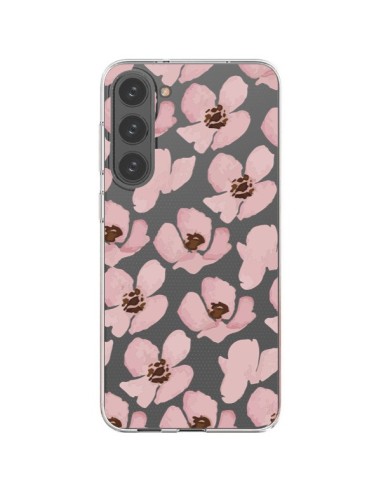 Samsung Galaxy S23 Plus 5G Case Flowers Pink Clear - Dricia Do