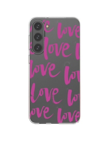 Coque Samsung Galaxy S23 Plus 5G Love Love Love Amour Transparente - Dricia Do