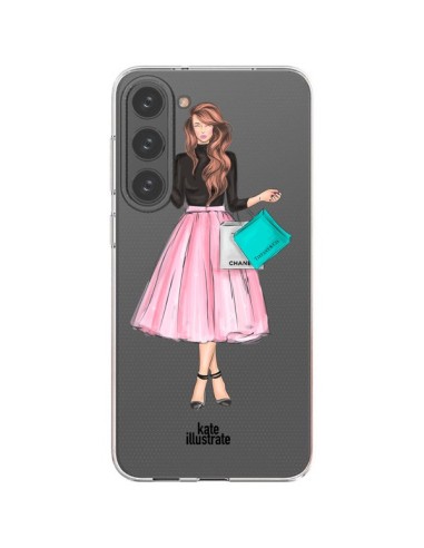 Cover Samsung Galaxy S23 Plus 5G Shopping Time Trasparente - kateillustrate