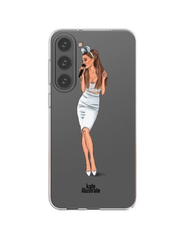 Cover Samsung Galaxy S23 Plus 5G Ice Queen Ariana Grande Cantante Trasparente - kateillustrate