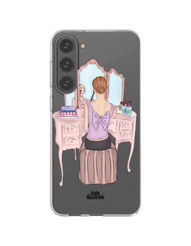 Coque Samsung Galaxy S23 Plus 5G Vanity Coiffeuse Make Up Transparente - kateillustrate