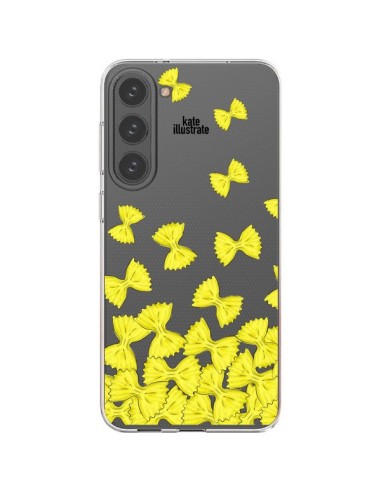 Coque Samsung Galaxy S23 Plus 5G Italian Pasta Pates Italiennes Transparente - kateillustrate