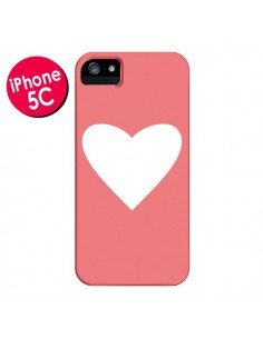 Coque Coeur Corail pour iPhone 5C - Mary Nesrala