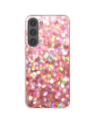 Coque Samsung Galaxy S23 Plus 5G Paillettes Pinkalicious - Lisa Argyropoulos