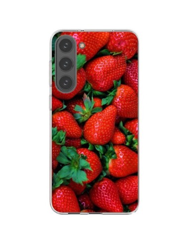 Coque Samsung Galaxy S23 Plus 5G Fraise Strawberry Fruit - Laetitia