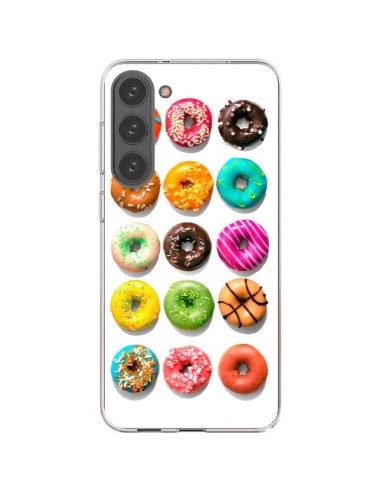 Coque Samsung Galaxy S23 Plus 5G Donuts Multicolore Chocolat Vanille - Laetitia