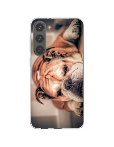 Coque Samsung Galaxy S23 Plus 5G Chien Bulldog Dog - Laetitia