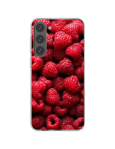 Coque Samsung Galaxy S23 Plus 5G Framboise Raspberry Fruit - Laetitia