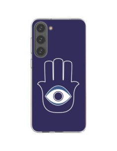 Samsung Galaxy S23 Plus 5G Case Hand of Fatima  Eye Blue...