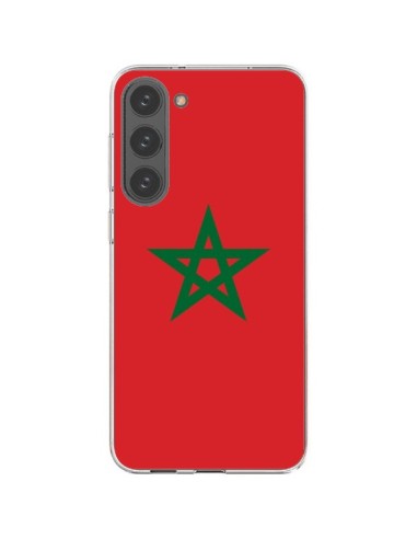 Cover Samsung Galaxy S23 Plus 5G Bandiera Marocco - Laetitia