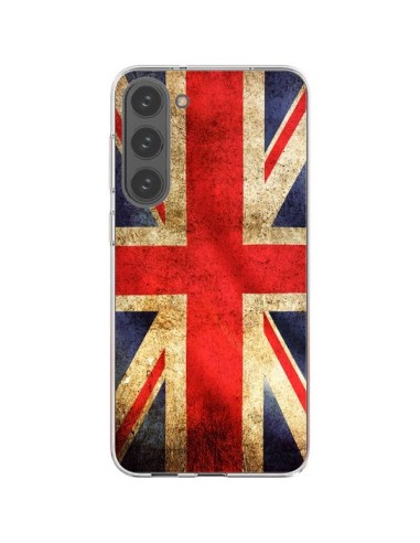 Coque Samsung Galaxy S23 Plus 5G Drapeau Angleterre Anglais UK - Laetitia