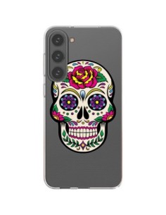 Coque Samsung Galaxy S23 Plus 5G Tête de Mort Mexicaine...