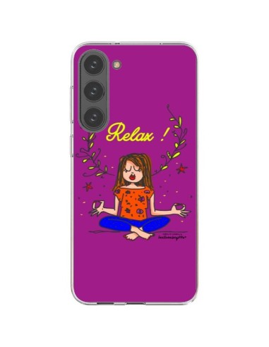 Coque Samsung Galaxy S23 Plus 5G Fille Relax Zen Yoga - Leellouebrigitte