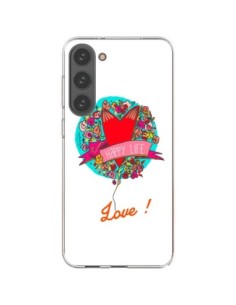 Cover Samsung Galaxy S23 Plus 5G Amore Happy Life -...
