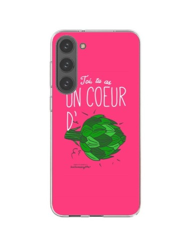 Coque Samsung Galaxy S23 Plus 5G Toi tu as un coeur d'artichaut - Leellouebrigitte