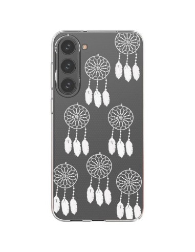 Coque Samsung Galaxy S23 Plus 5G Attrape Rêves Blanc Dreamcatcher Mini Transparente - Petit Griffin