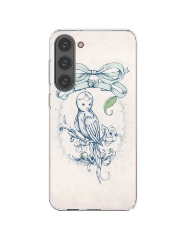 Cover Samsung Galaxy S23 Plus 5G Piccolo Uccello Vintage - Lassana