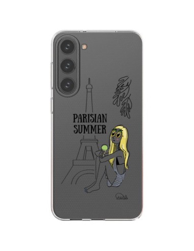 Coque Samsung Galaxy S23 Plus 5G Parisian Summer Ete Parisien Transparente - Lolo Santo