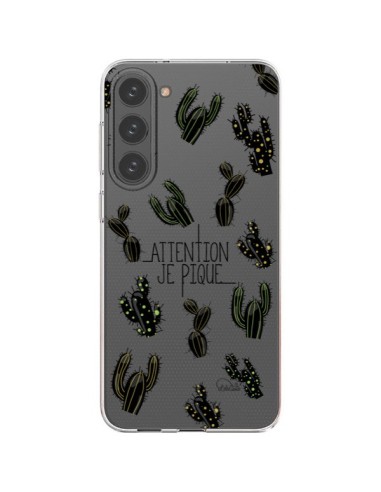 Coque Samsung Galaxy S23 Plus 5G Cactus Je Pique Transparente - Lolo Santo