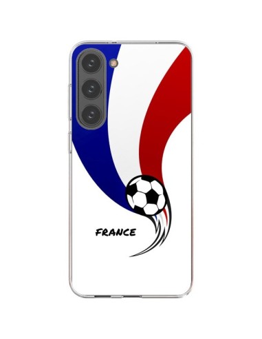 Coque Samsung Galaxy S23 Plus 5G Equipe France Ballon Football - Madotta