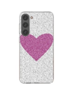 Samsung Galaxy S23 Plus 5G Case Heart Pink Argento Love -...