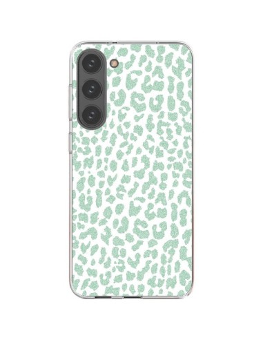 Coque Samsung Galaxy S23 Plus 5G Leopard Menthe Mint - Mary Nesrala