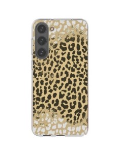 Coque Samsung Galaxy S23 Plus 5G Leopard Golden Or Doré -...