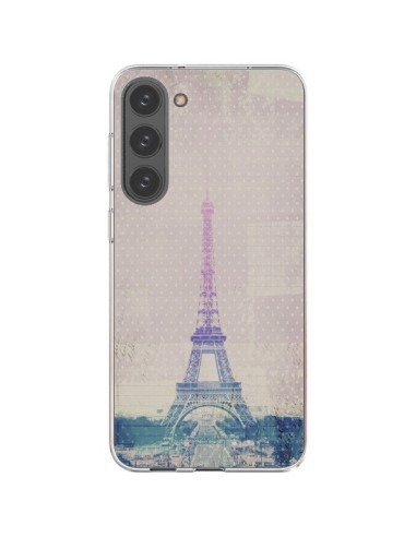 Cover Samsung Galaxy S23 Plus 5G I Love Paris Tour Eiffel Amore - Mary Nesrala