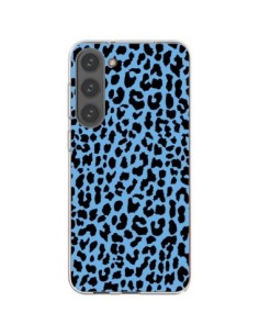 Samsung Galaxy S23 Plus 5G Case Leopard Blue Neon - Mary...