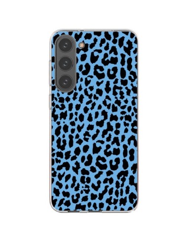 Samsung Galaxy S23 Plus 5G Case Leopard Blue Neon - Mary Nesrala