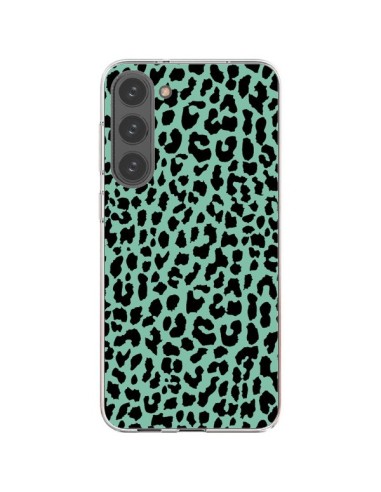 Coque Samsung Galaxy S23 Plus 5G Leopard Mint Vert Neon - Mary Nesrala