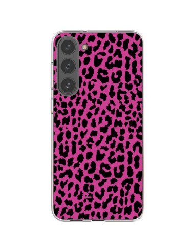 Coque Samsung Galaxy S23 Plus 5G Leopard Rose Pink Neon - Mary Nesrala