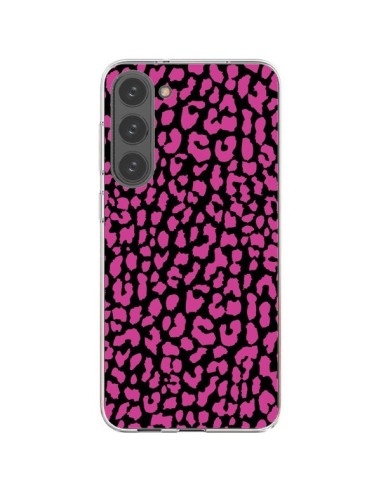 Coque Samsung Galaxy S23 Plus 5G Leopard Rose Pink - Mary Nesrala