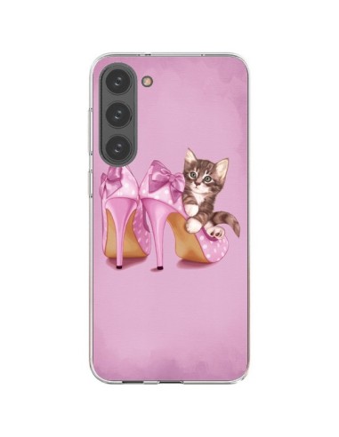 Coque Samsung Galaxy S23 Plus 5G Chaton Chat Kitten Chaussure Shoes - Maryline Cazenave